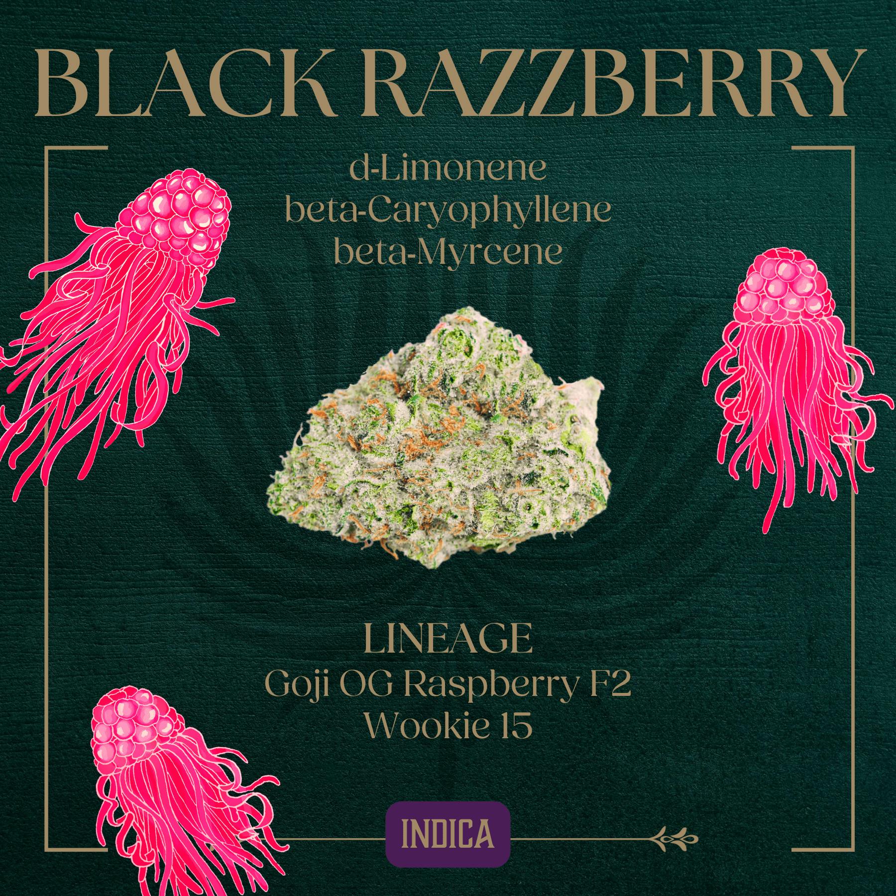 Black Razzberry 3.5g - Indica Hybrid - Peak