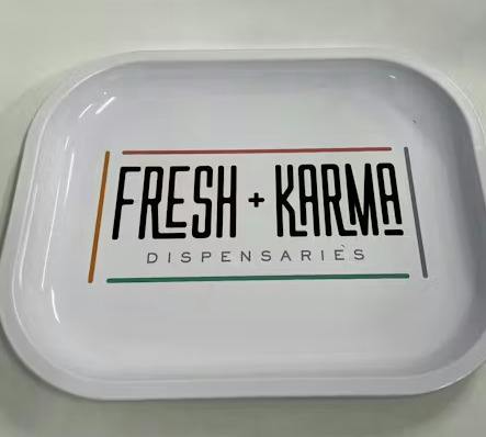 FK: Accessories | Fresh Karma Rolling Tray - White