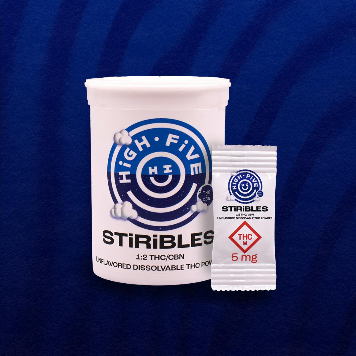 Stiribles Unflavored 1:2 THC:CBN (100mg)