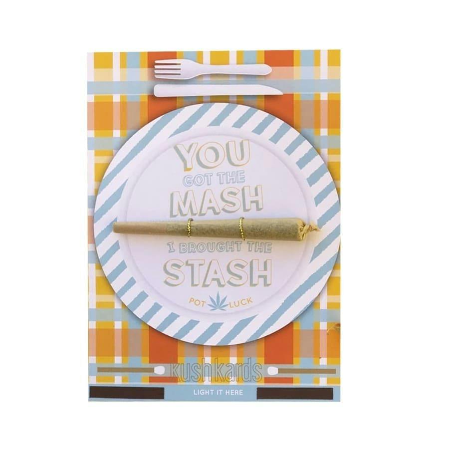 Pre-Roll Greeting Card by KushKards - I Brought the Stash