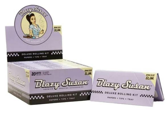 BLAZY SUSAN PURPLE KING SIZE SLIM ROLLING PAPER
