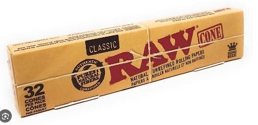 Raw Cones classic 32 pack - King size