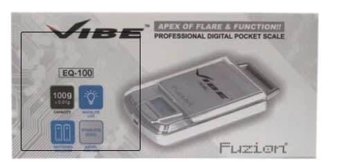 Vibe Fuzion EQ-100 Scale
