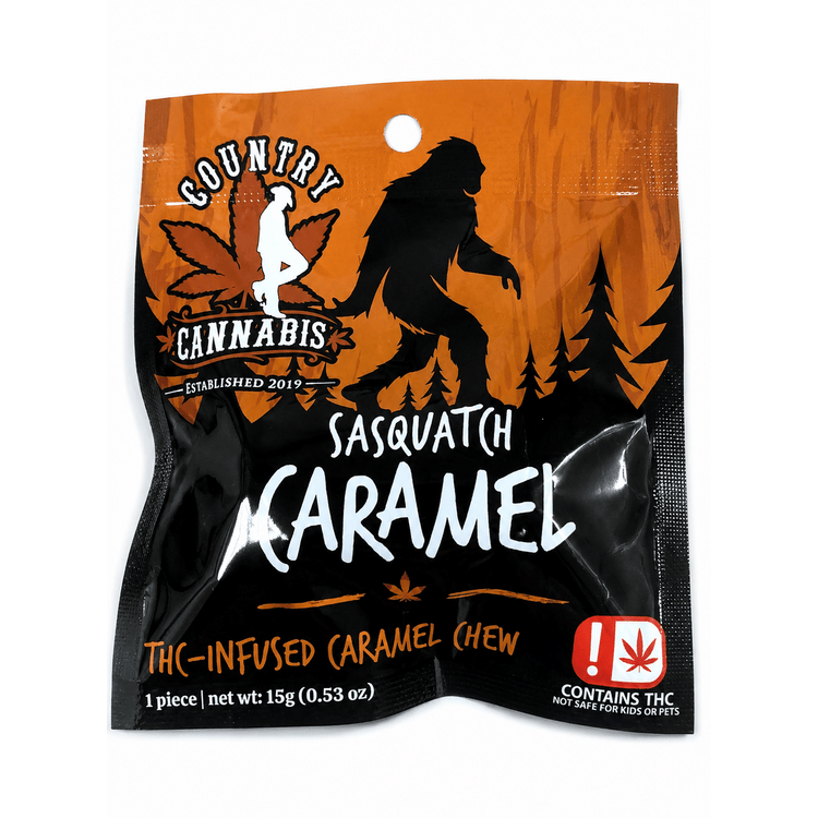 Sasquatch Caramel Singles 100mg