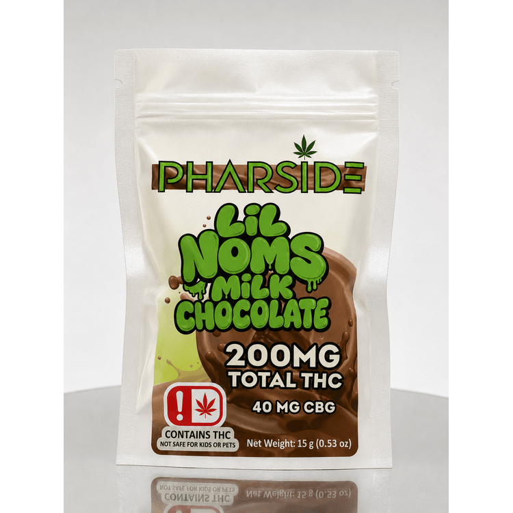 Pharside - Lil Noms - Milk Chocolate - 200mg Thc - 40mg Cbg by Pharside