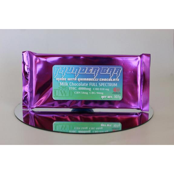 UWD Milk Chocolate 4000mg THC Thunder Bar
