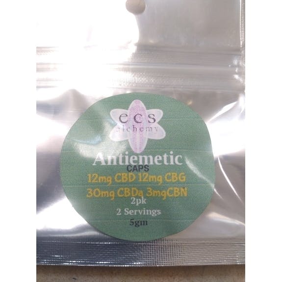 ECS Alchemy Antiemetic CBD Caps 2pk at UWD OK