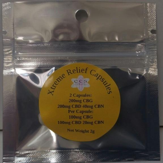 ECS Alchemy Xtreme Relief CBD Caps 2pk