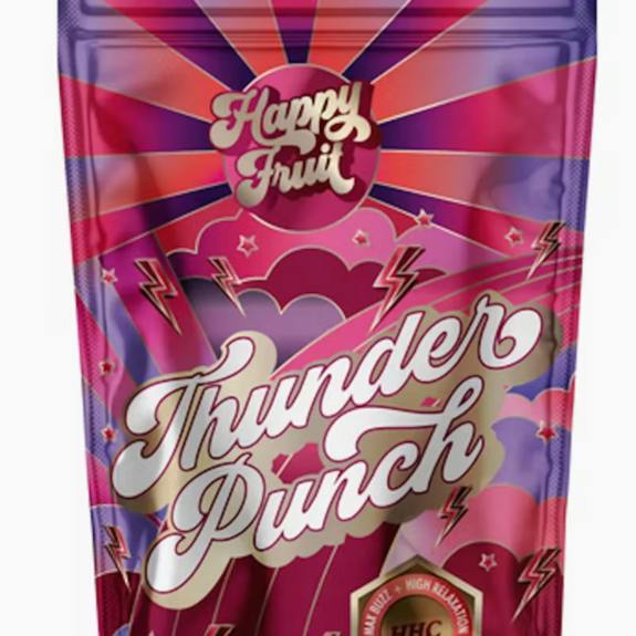 Thunder Punch Happy Fruit HHC Gummies