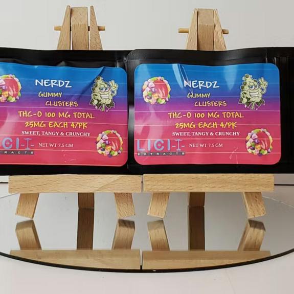 Licit Extracts THCO 100mg Nerdz Clusters 4pk