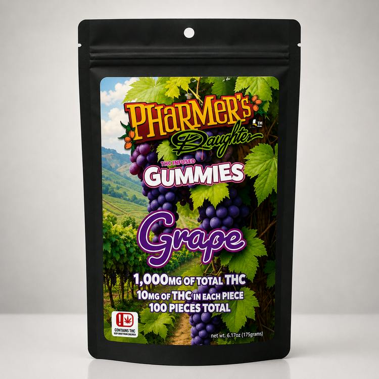 Pharmers Daughter 1000mg Grape Gummies