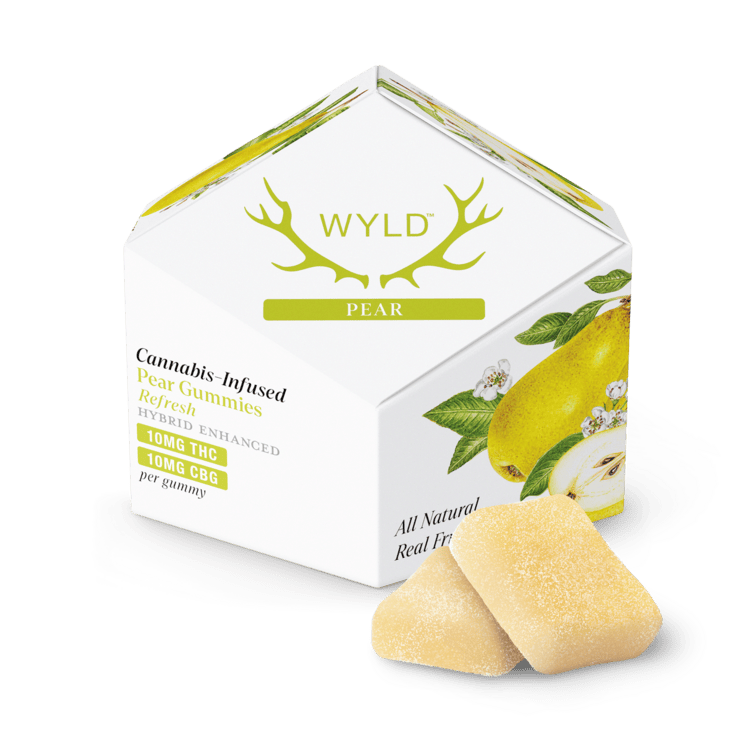 WYLD Pear 1000mg Gummies