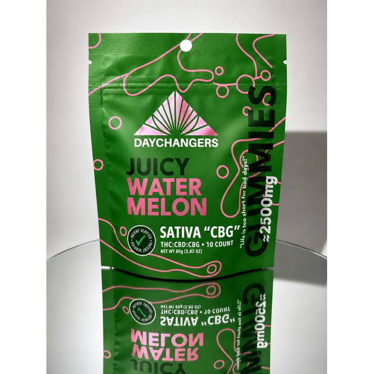 Day Changers 2500 mg Sativa juicy Watermelon Gummy 10ct