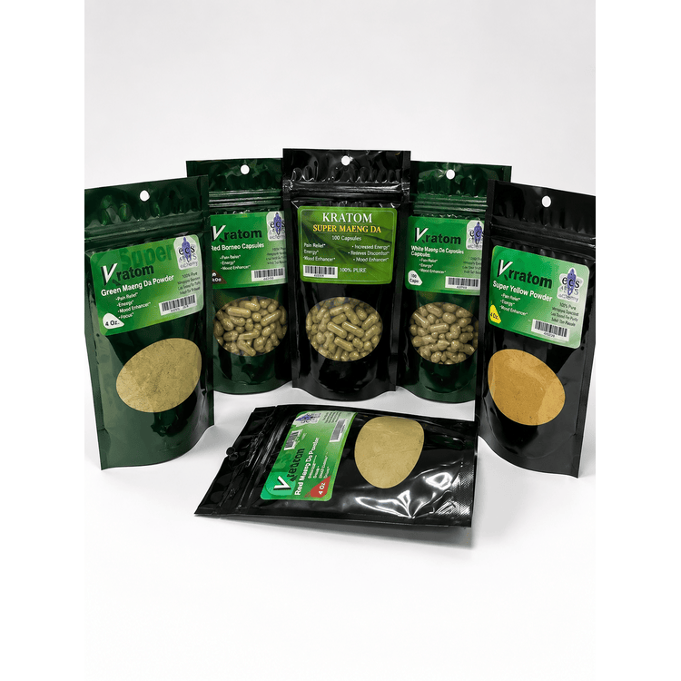 UWD Red Borneo Kratom Capsules