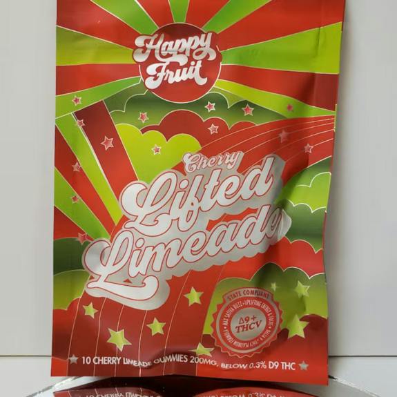 Cherry Lifted Limeade Happy Fruit Gummies