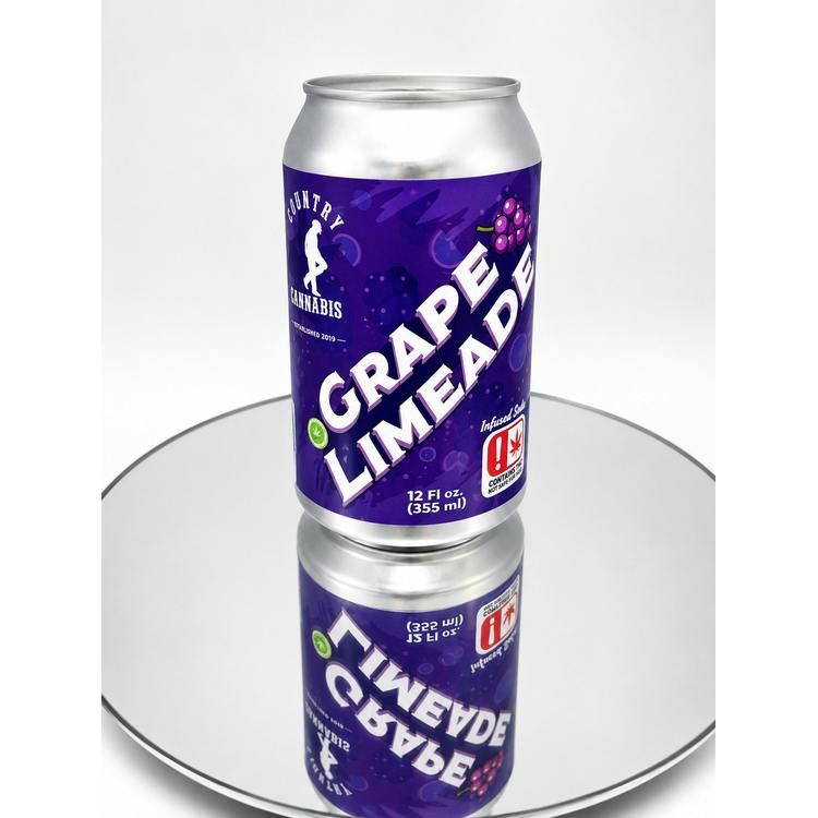 🍇 Grape Limeade | Soda Beverage Drink | 12oz | 25mg
