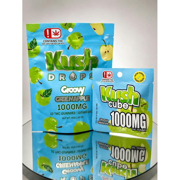 Kush Cube - Groovy Green Apple Single 1000mg