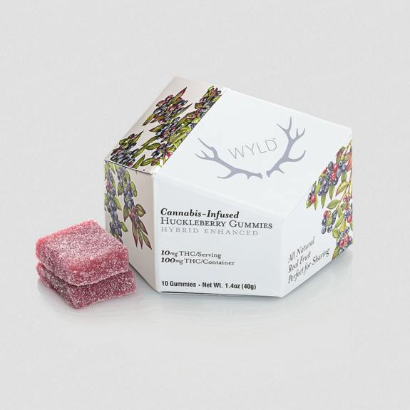 WYLD Huckleberry 100mg Gummies