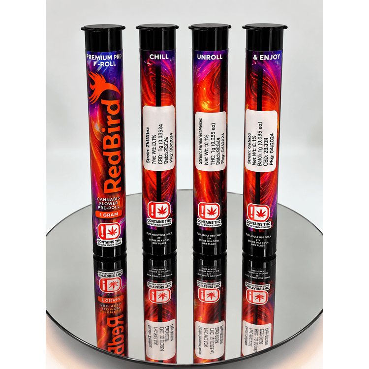 Redbird 1g Preroll Sherb Cream Pie