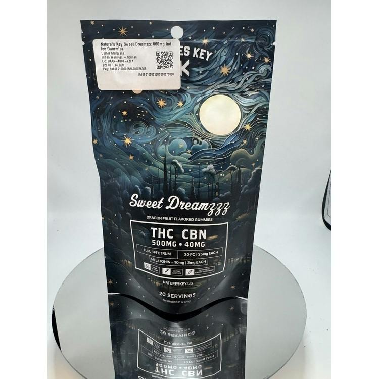 Nature's Key Sweet Dreamzzz 500mg Indica Gummies