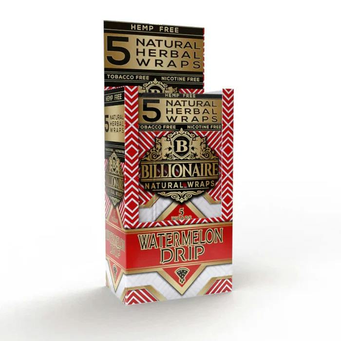Watermelon Drip 5pk Billionaire Tea Leaf Herbal Wraps