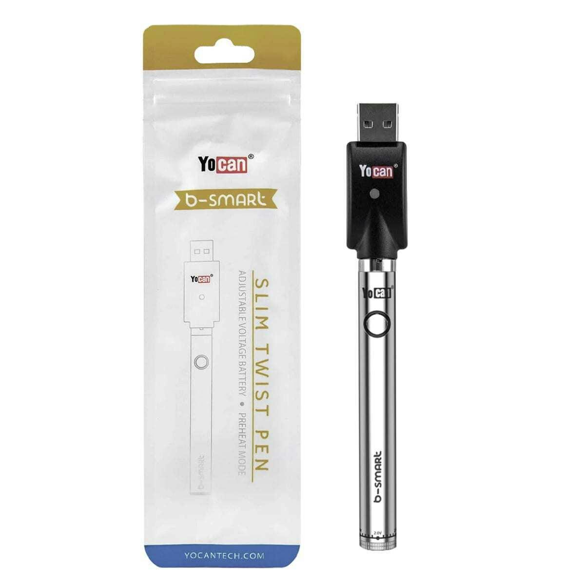 b-smart 320mAh Twist 510 Battery by Yocan - Silver