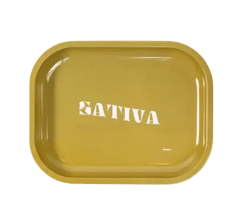 Giddy Small Rolling Trays,7.2" x 5.6", Sativa