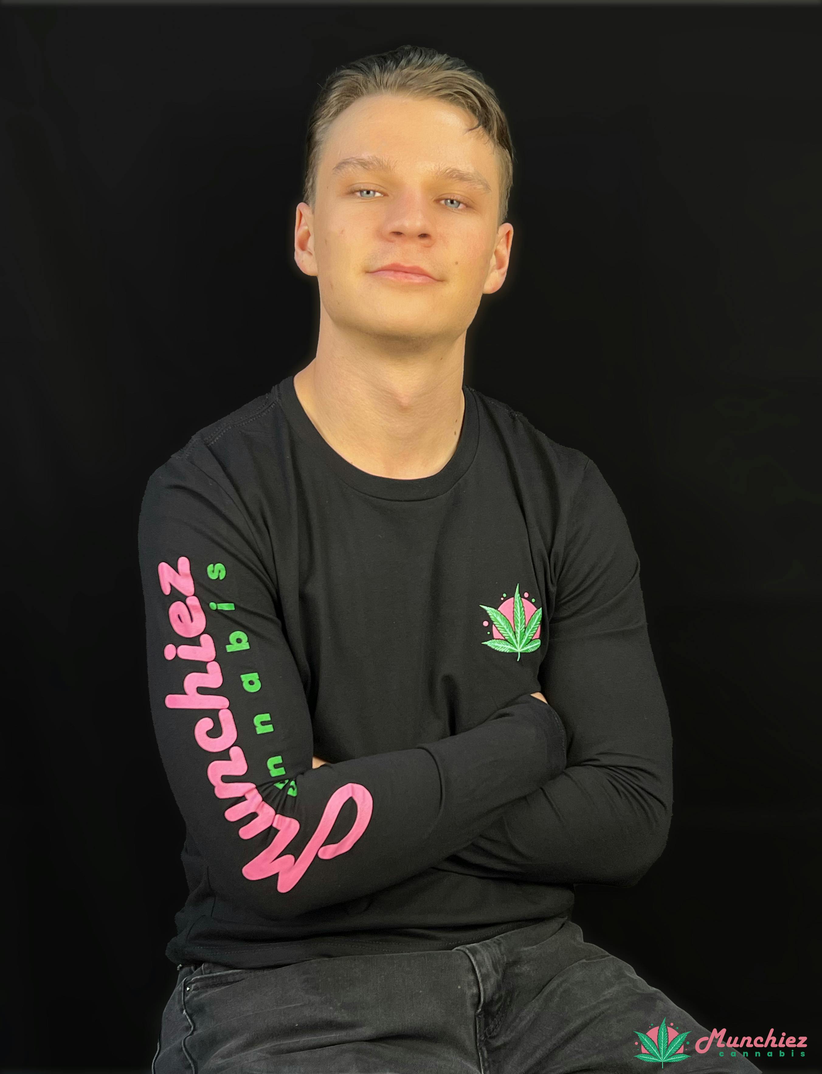 Munchiez Long Sleeve Shirt - Black