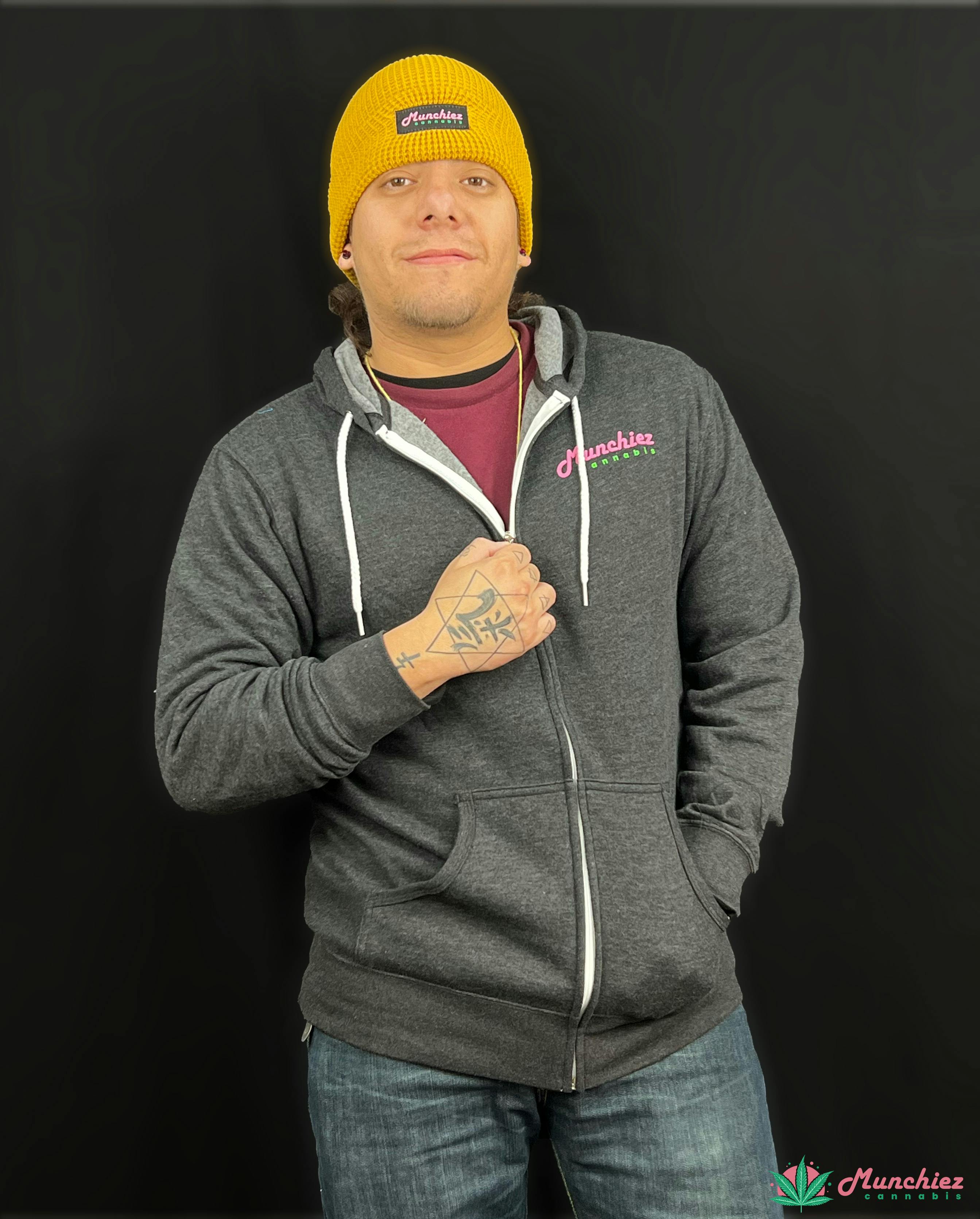 Zip-up Hoodie - Gray