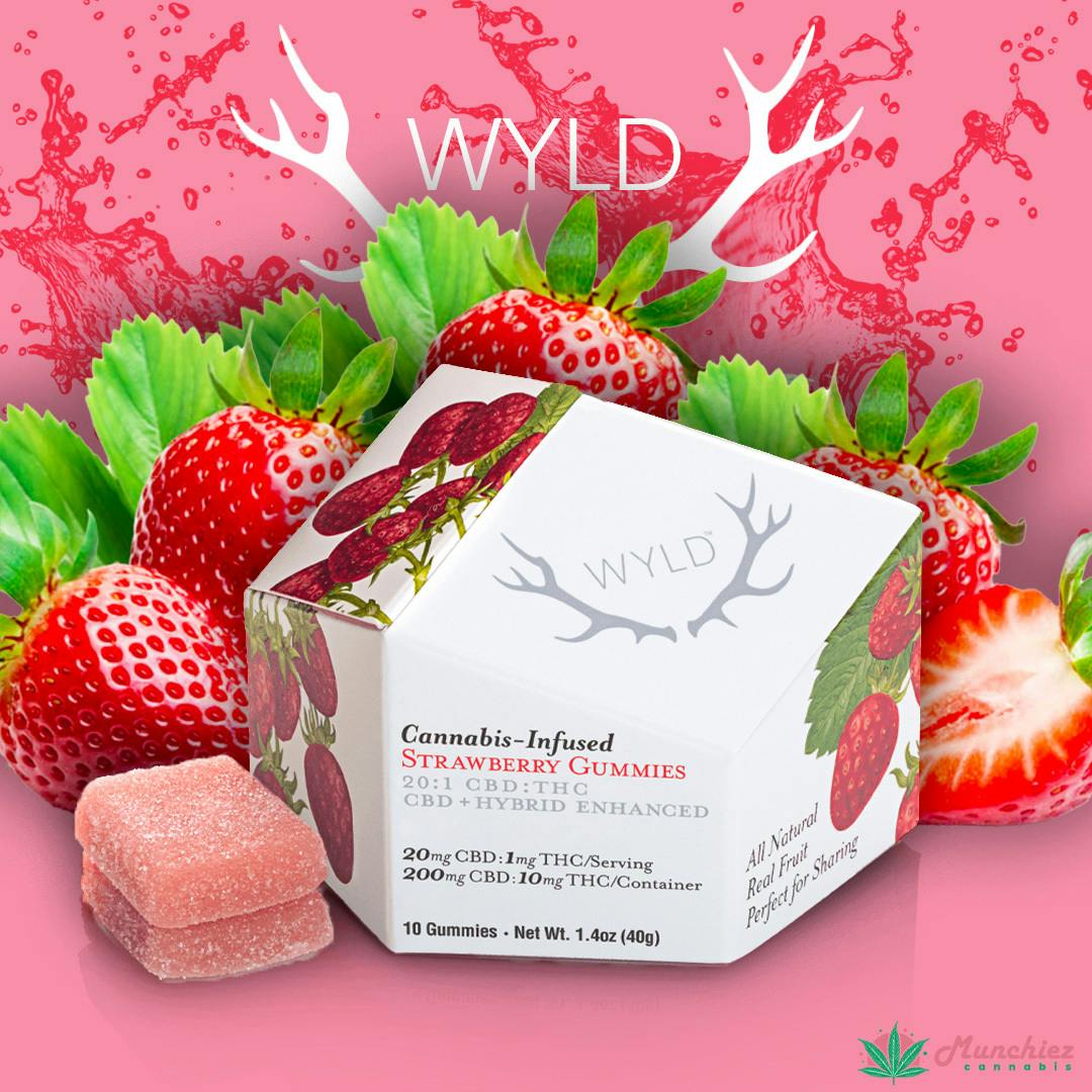 Strawberry Gummies 20:1 CBD:THC