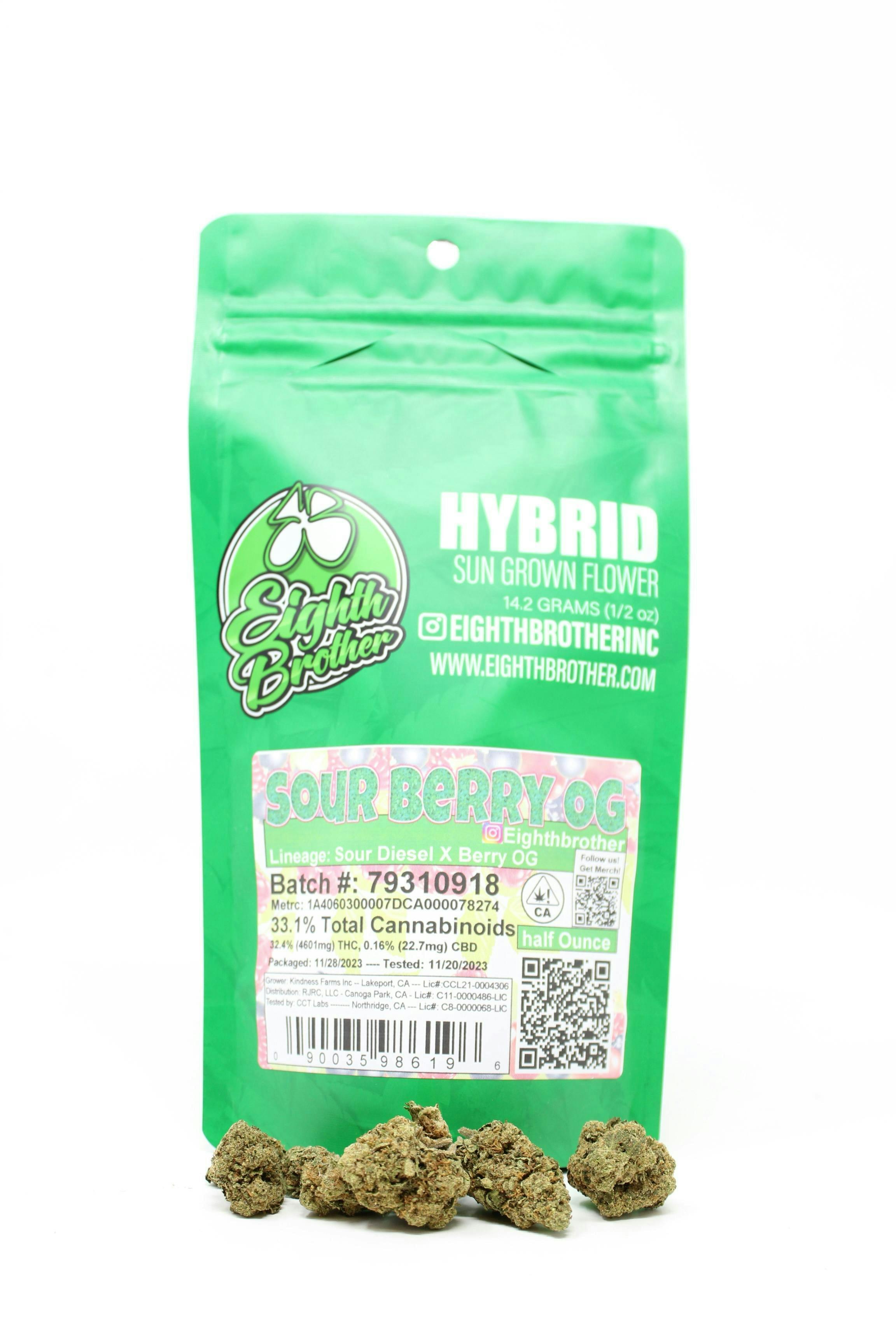 Eighth Brothers Sour Berry OG 1/2 Oz