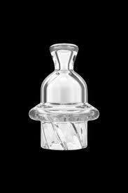 Glass carb cap insert