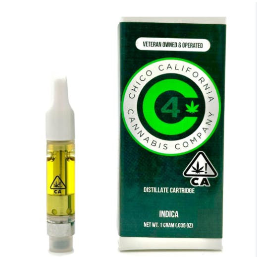 Master Kush - Indica - Distillate Cartridge - 1mL - C4 at Westwood Cannabis Stop