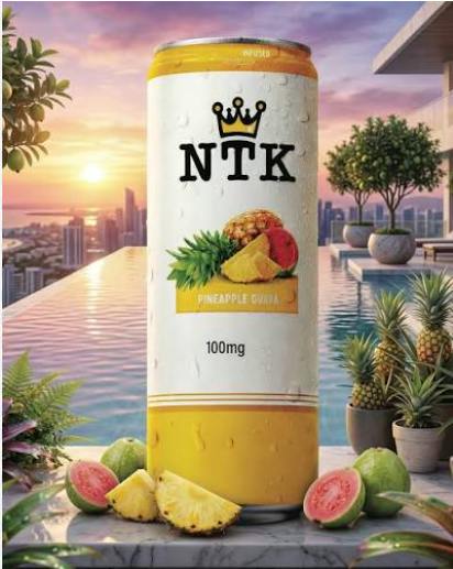 NTK - Cannabis Refresher - Pineapple Guava - 100mg