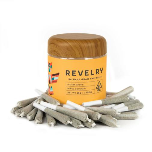 56-Pack Prerolls (.5g each) | 28g | I | Brain Freeze, Revelry Supply Inc.
