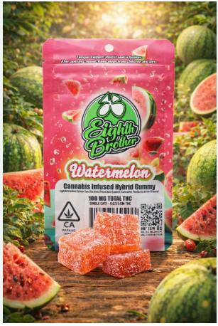 Watermelon Single 100mg Cut-a-Dose Gummy