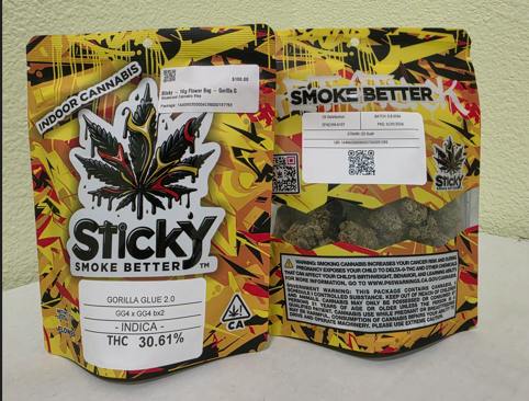 Sticky - 14g Flower Bag - Gorilla Glue 2.0