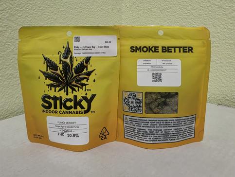 Sticky - 7g Flower Bag - Funky Monkey