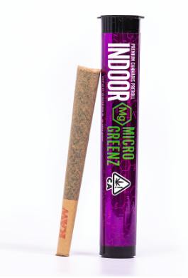Micro Greenz | Infused Preroll | 1g | I | Peak 112 x Sunset Sherb | 40ct