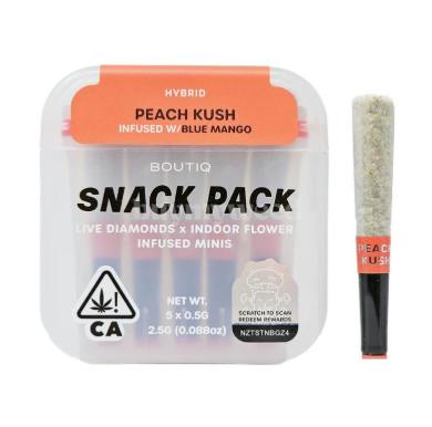 BTQ - Peach Kush - Infused Prerolls