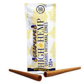 High Hemp Wraps Organic - Grape ape - 2 pk