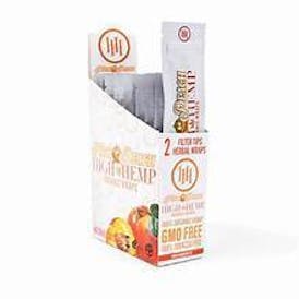 High Hemp Wraps Organic - Fuzzy Peach - 2pk