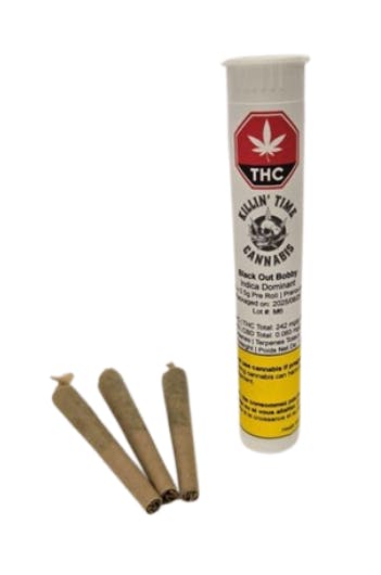 Blackout Bobby Pre Rolls - Indica - 3x0.5g