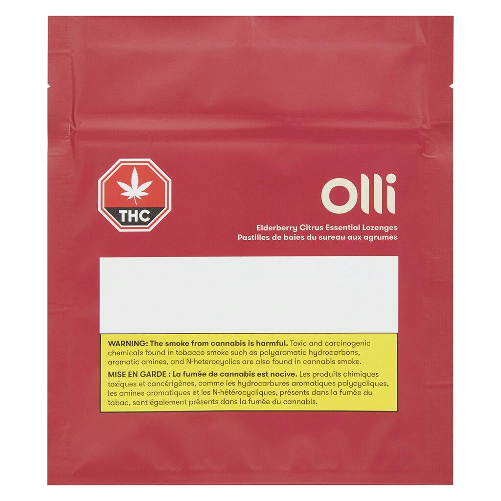 Olli - Elderberry Citrus Essential Lozenges - 10 pack