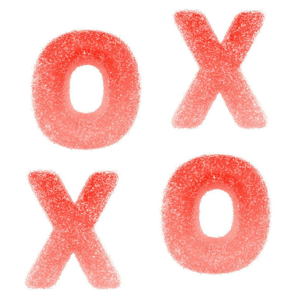 X&O - Low Sugar Vegan Mixed Sour Chews - Quick - 4 Pack