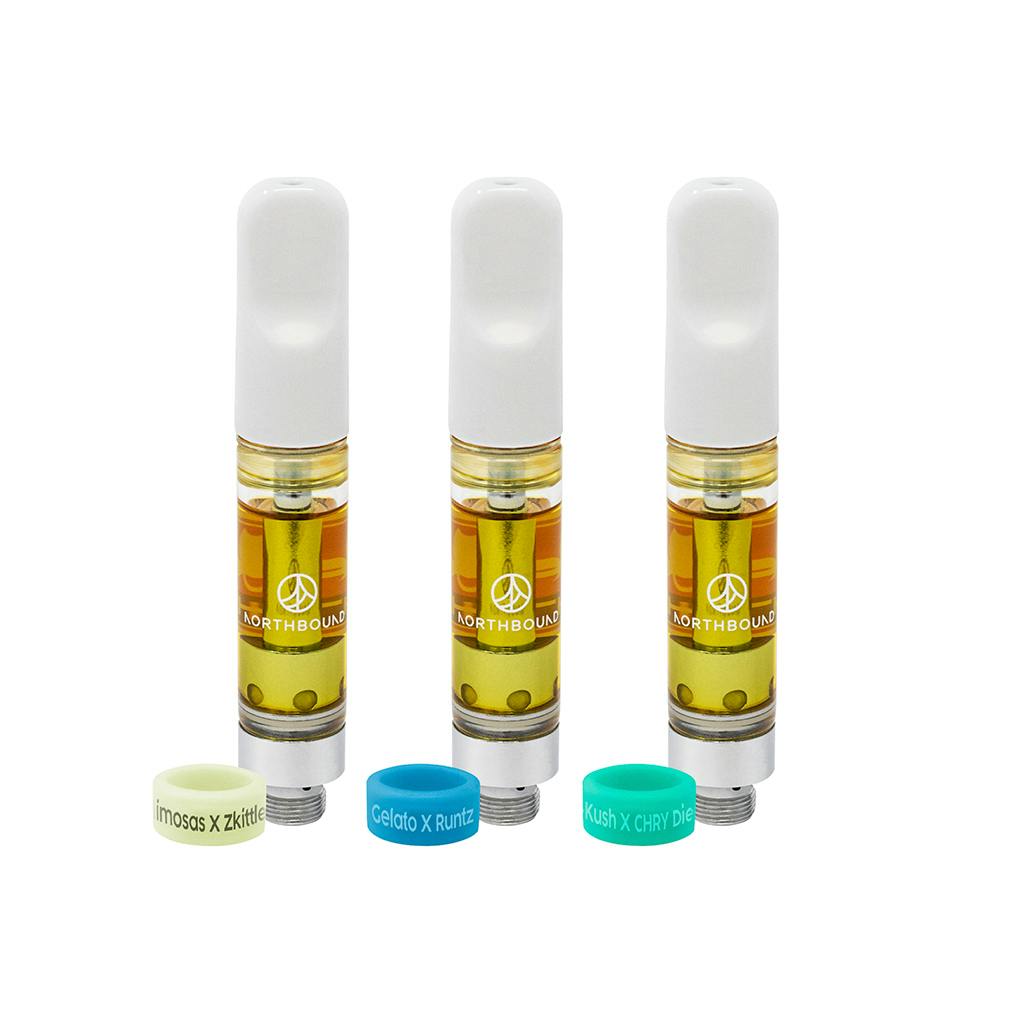 Northbound Cannabis - THC Variety Pack 510 Thread Cartridge - 3x0.4g