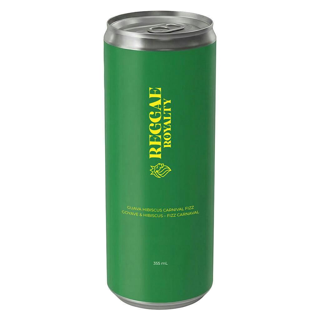 Reggae Royalty - Guava Hibiscus Carnival Fizz - 355ml