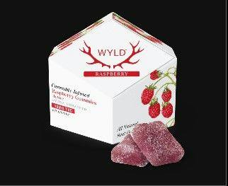 Boxed Raspberry Gummy - 100mg THC - 10 Pieces - B259