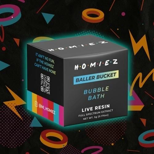 HOMIEZ | 5g Live Resin Baller Bucket | Bubble Bath