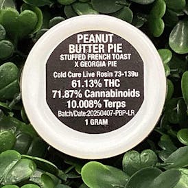 Isolated Heads - Live Rosin - 73-159u - 1 Gram - Peanut Butter Pie
